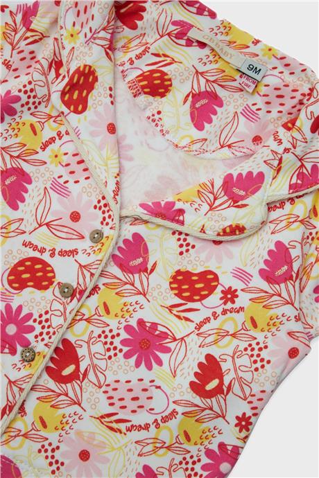 GB Baby Kız Bebek Desenli Pijama Takım