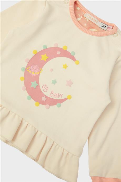 GB Baby Kız Bebek Desenli Pijama Takımı