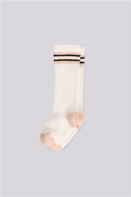 GB Baby Baby Girl Ecru SocksGB Baby Baby Girl Ecru Socks