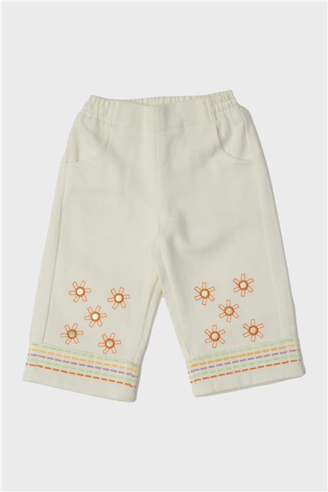 GB Baby Kız Bebek Ekru Pantolon