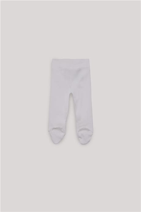 GB Baby Baby Girl Ecru Pants With Bootees 