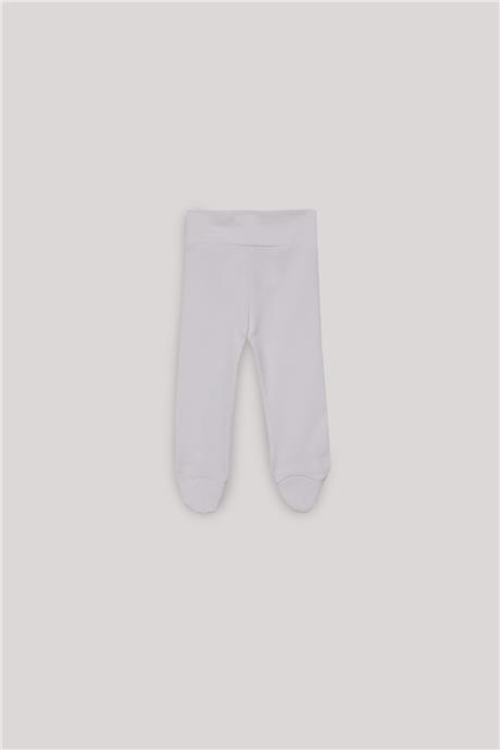 GB Baby Baby Girl Ecru Pants With Bootees 