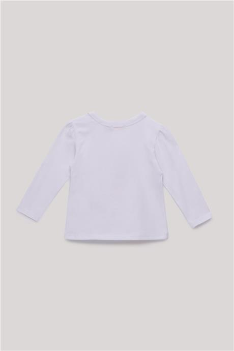 GB Baby Kız Bebek Ekru T-Shirt