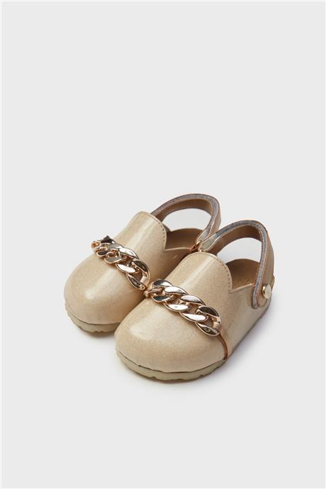 GB Baby Kız Bebek Gold Sandalet