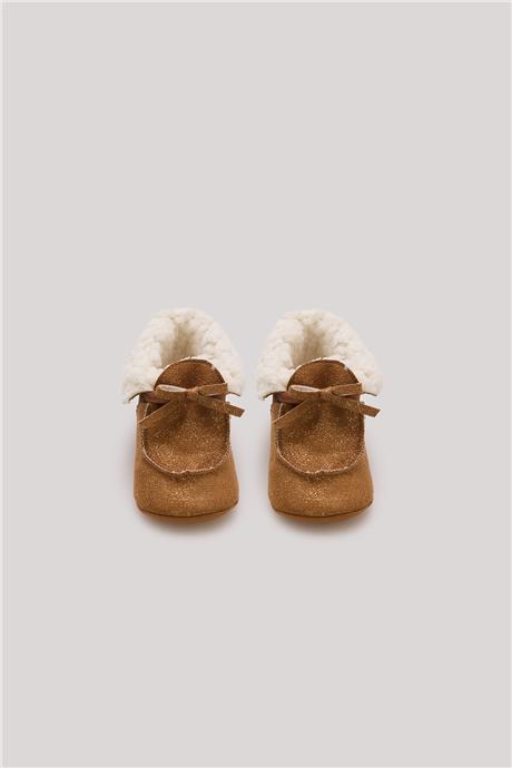 GB Baby Kız Bebek Kahverengi Patik
