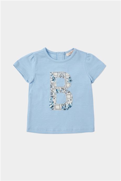 GB Baby Kız Bebek Mavi Tshirt