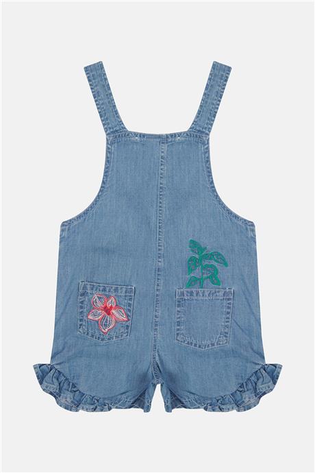 GB Baby Kız Bebek Mavi Tulum