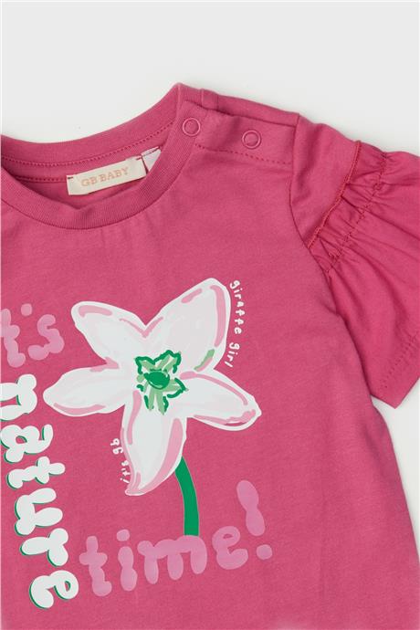 GB Baby Kız Bebek Pembe T-Shirt