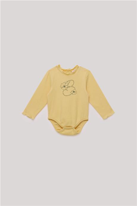 GB Baby Kız Bebek Sarı Body