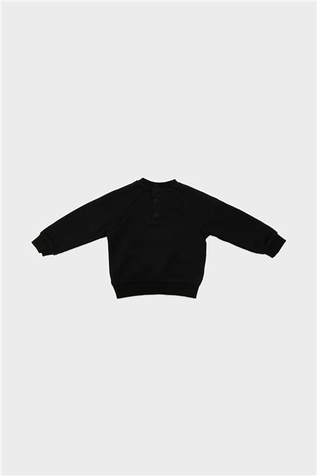 GB Baby Kız Bebek Siyah Sweatshirt