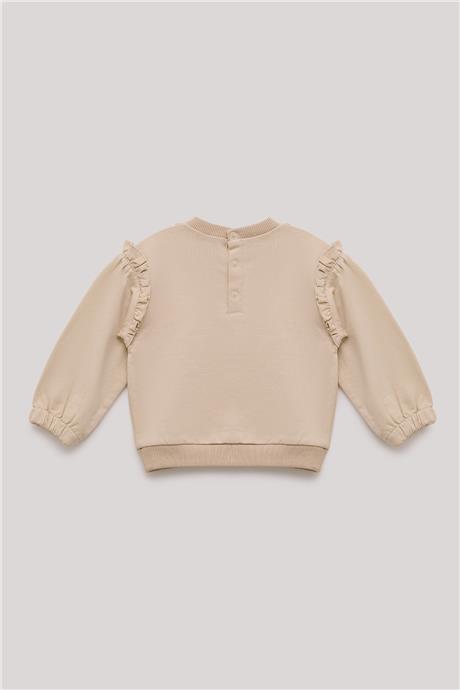 GB Baby Kız Bebek Somon Sweatshirt