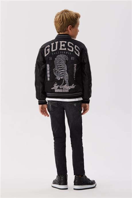 Guess Erkek Çocuk Siyah Mont