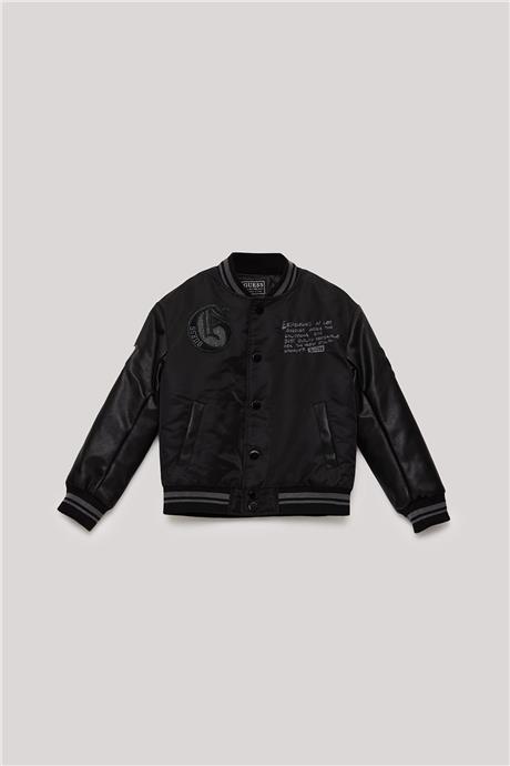 Guess Erkek Çocuk Siyah Mont