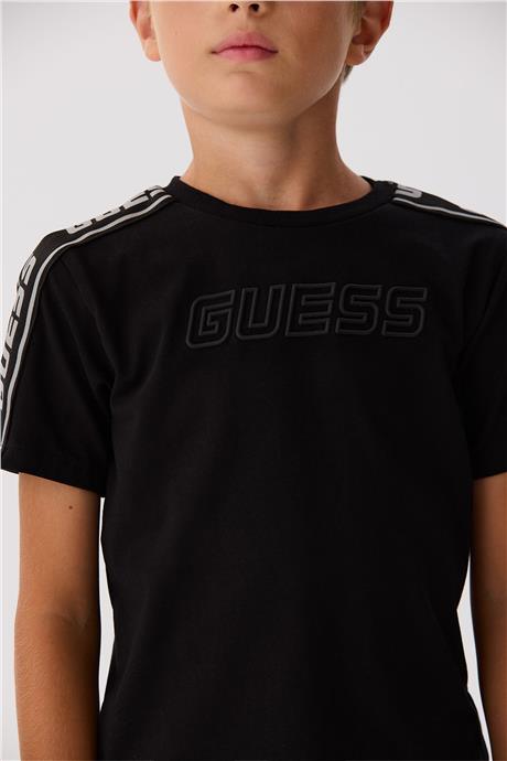 Guess Erkek Çocuk Siyah T-Shirt