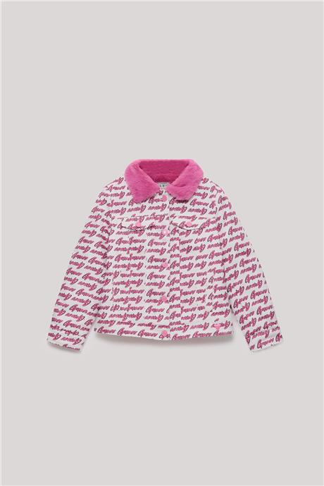 Guess Kız Çocuk Desenli Ceket