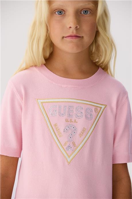 Guess Kız Çocuk Pembe Elbise