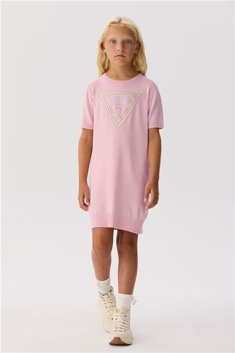 Guess Kız Çocuk Pembe Elbise
