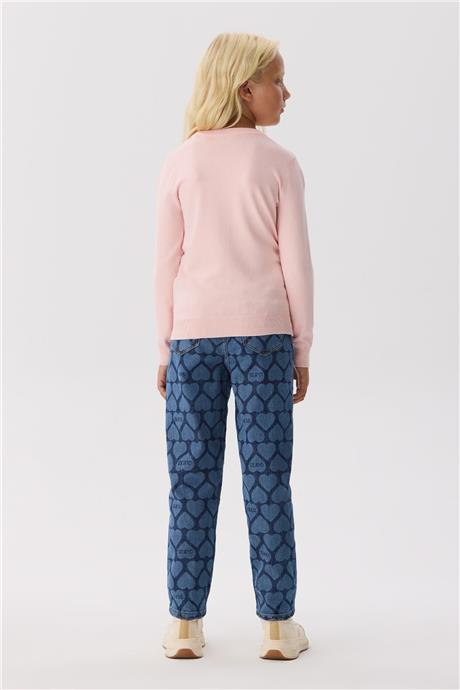 Guess Kız Çocuk Pembe Sweatshirt