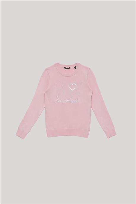 Guess Kız Çocuk Pembe Sweatshirt