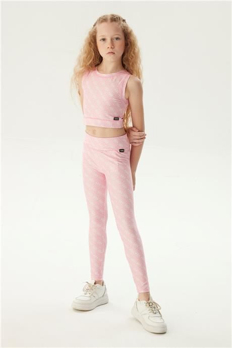 Guess Kız Çocuk Pembe Tayt