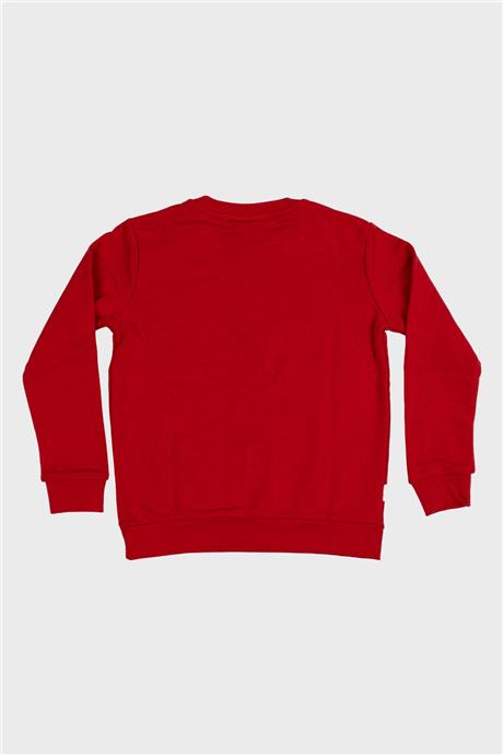 Haribo Kız Çocuk Kırmızı Sweatshirt
