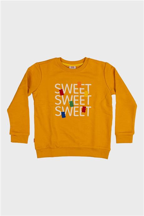 Haribo Kız Çocuk Somon Sweatshirt