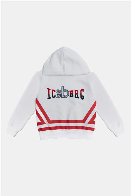 Iceberg Erkek Çocuk Beyaz Sweatshirt