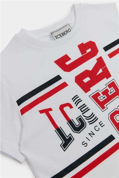 Iceberg Erkek Çocuk Beyaz T-Shirt