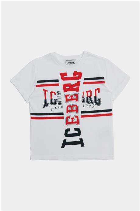 Iceberg Erkek Çocuk Beyaz T-Shirt
