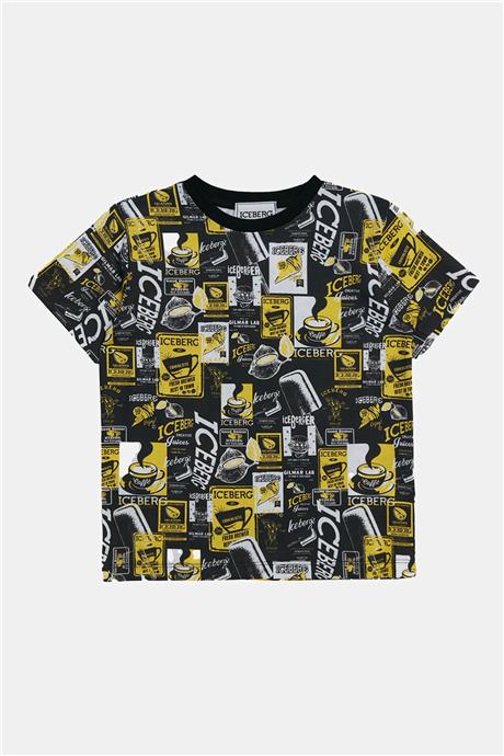 Iceberg Erkek Çocuk Siyah T-Shirt