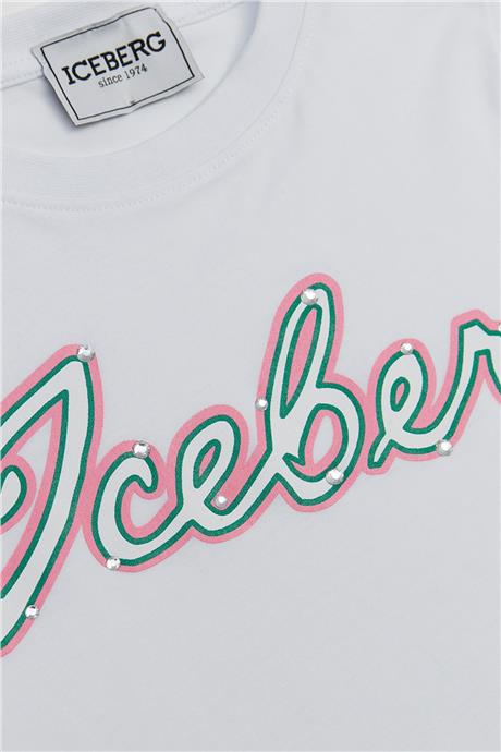 Iceberg Kız Çocuk Beyaz T-Shirt