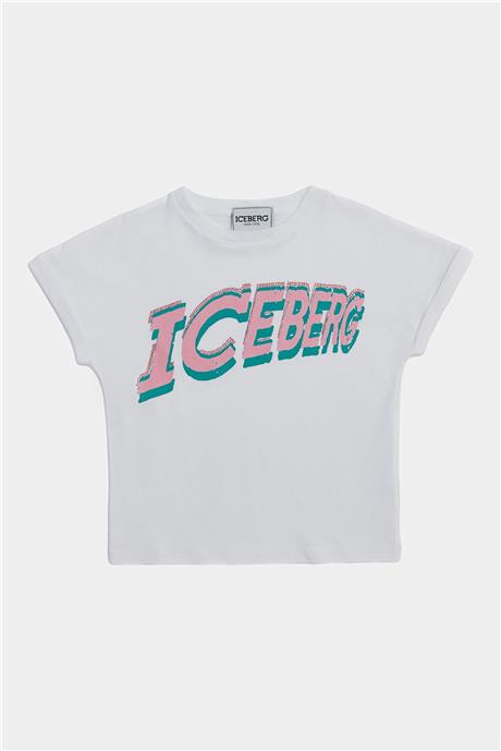 Iceberg Kız Çocuk Beyaz T-Shirt