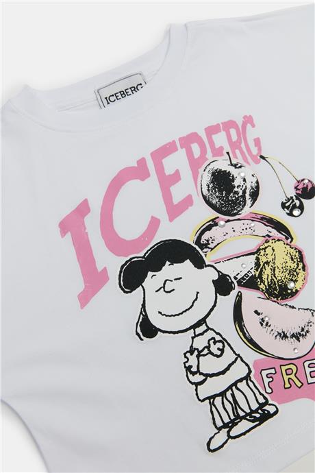 Iceberg Kız Çocuk Beyaz T-Shirt