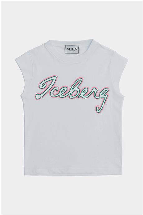 Iceberg Kız Çocuk Beyaz T-Shirt