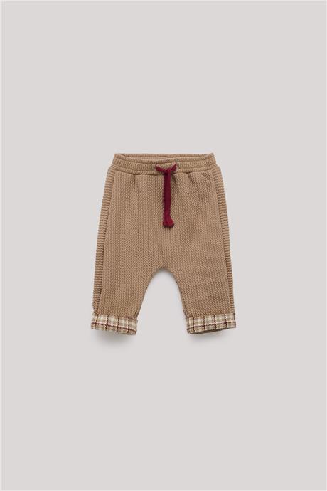 Layette Erkek Bebek Bej Eşofman Altı
