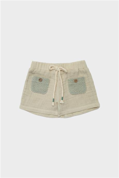 Layette Erkek Bebek Bej Şort