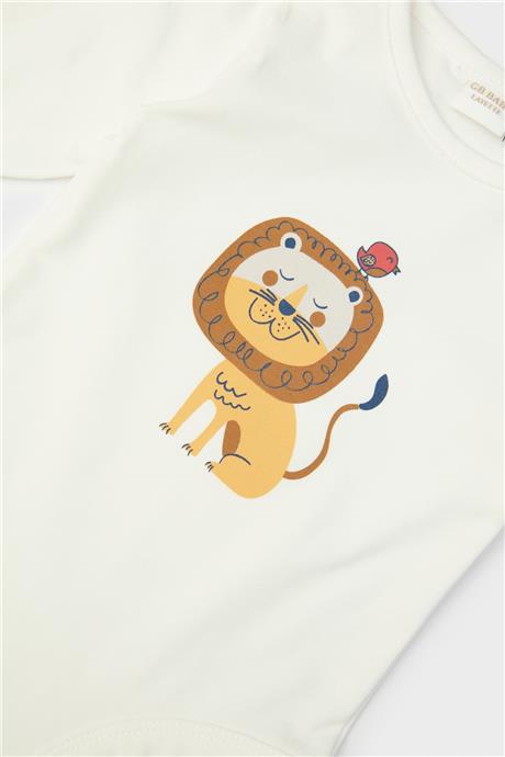 Layette Erkek Bebek Beyaz Body