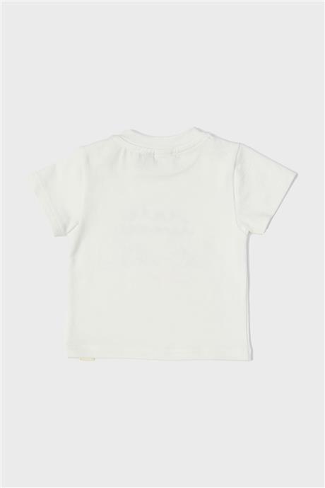 Layette Erkek Bebek Beyaz T-Shirt