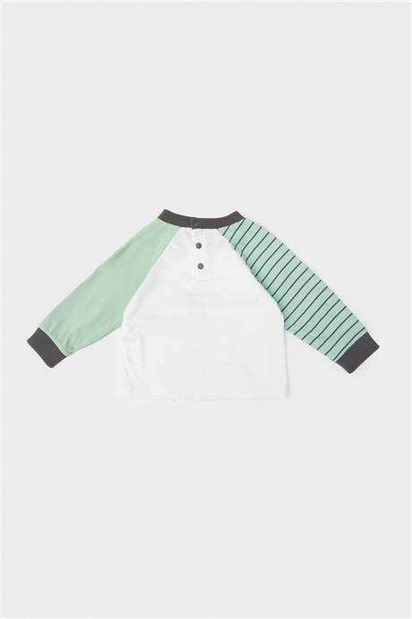Layette Erkek Bebek Beyaz T-Shirt