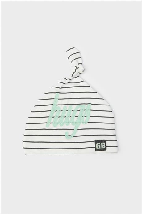 Layette Erkek Bebek Çizgili Bere