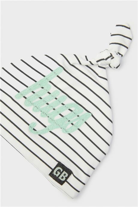 Layette Erkek Bebek Çizgili Bere