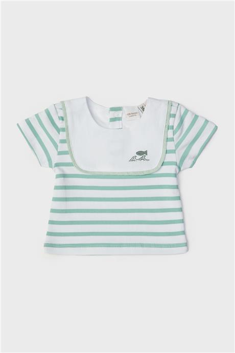 Layette Erkek Bebek Çizgili Body