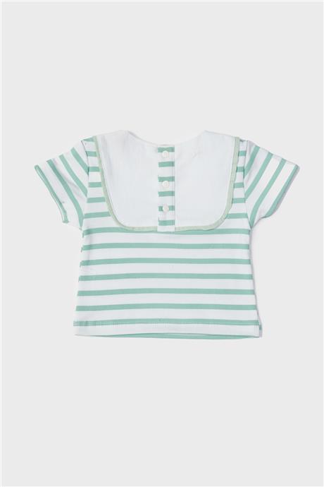 Layette Erkek Bebek Çizgili Body
