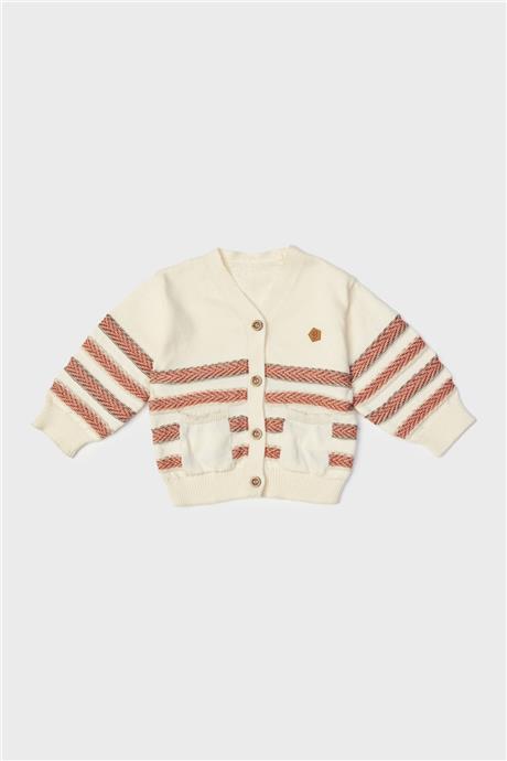 Layette Erkek Bebek Çizgili Hırka