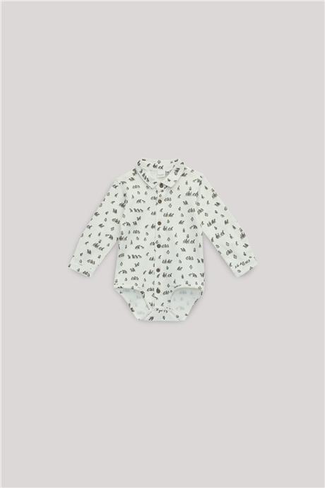 Layette Erkek Bebek Desenli Body