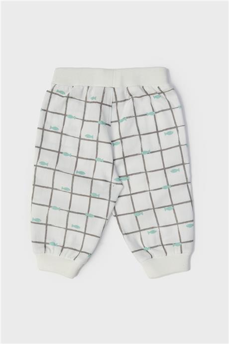 Layette Erkek Bebek Desenli Eşofman Altı