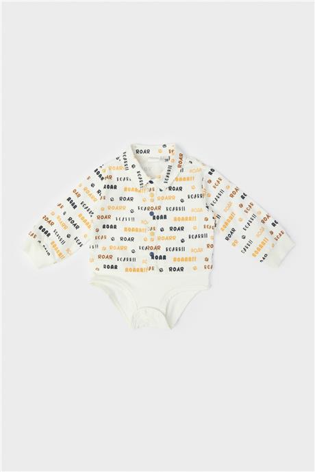 Layette Erkek Bebek Desenli Gömlek