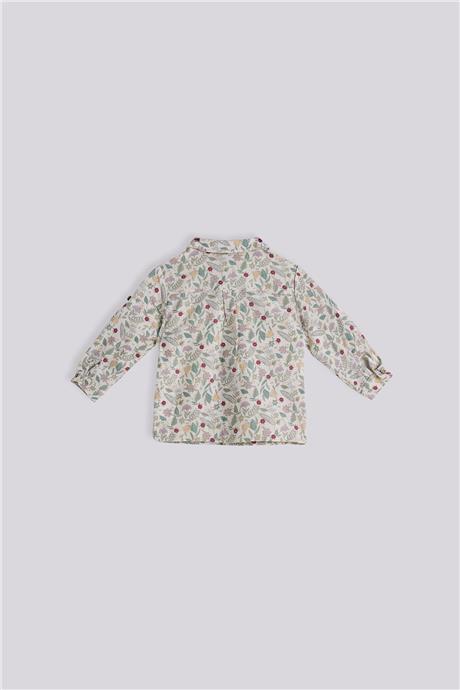 Layette Erkek Bebek Desenli GömlekLayette Erkek Bebek Desenli Gömlek
