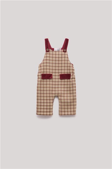 Layette Erkek Bebek Desenli Salopet