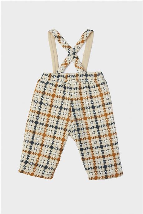 Layette Erkek Bebek Desenli Salopet